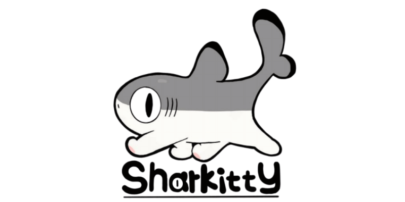 Sharkitty Plush Logo